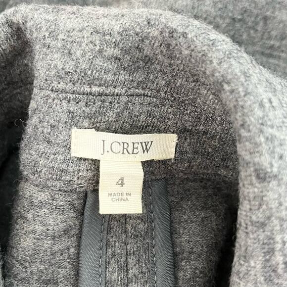J.Crew Benny Double Breasted Wool Blazer in Heather Gray Unlined, Size 4 - Picture 4 of 14